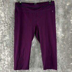 Purple Women's Athletic Capri Pants